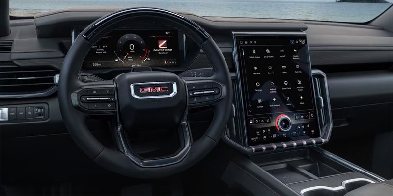 GMC Acadia at Doug Henry GMC steering wheel