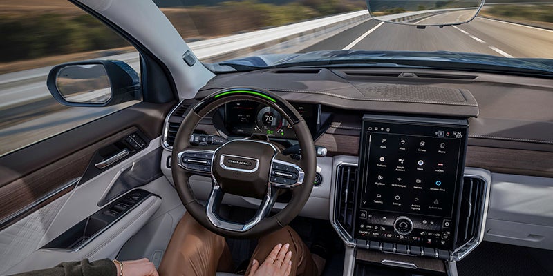 GMC Acadia at Doug Henry GMC steering wheel