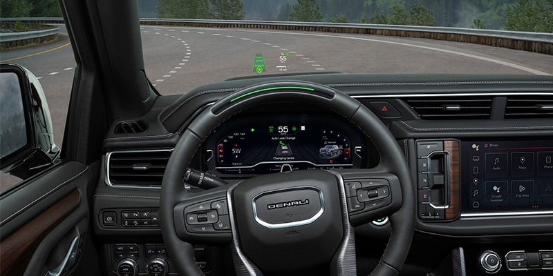 2024 GMC Yukon at Doug Henry GMC steering wheel