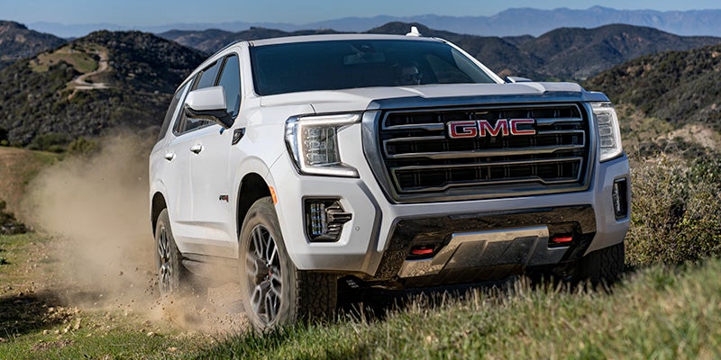 2024 GMC Yukon at Doug Henry GMC going uphill